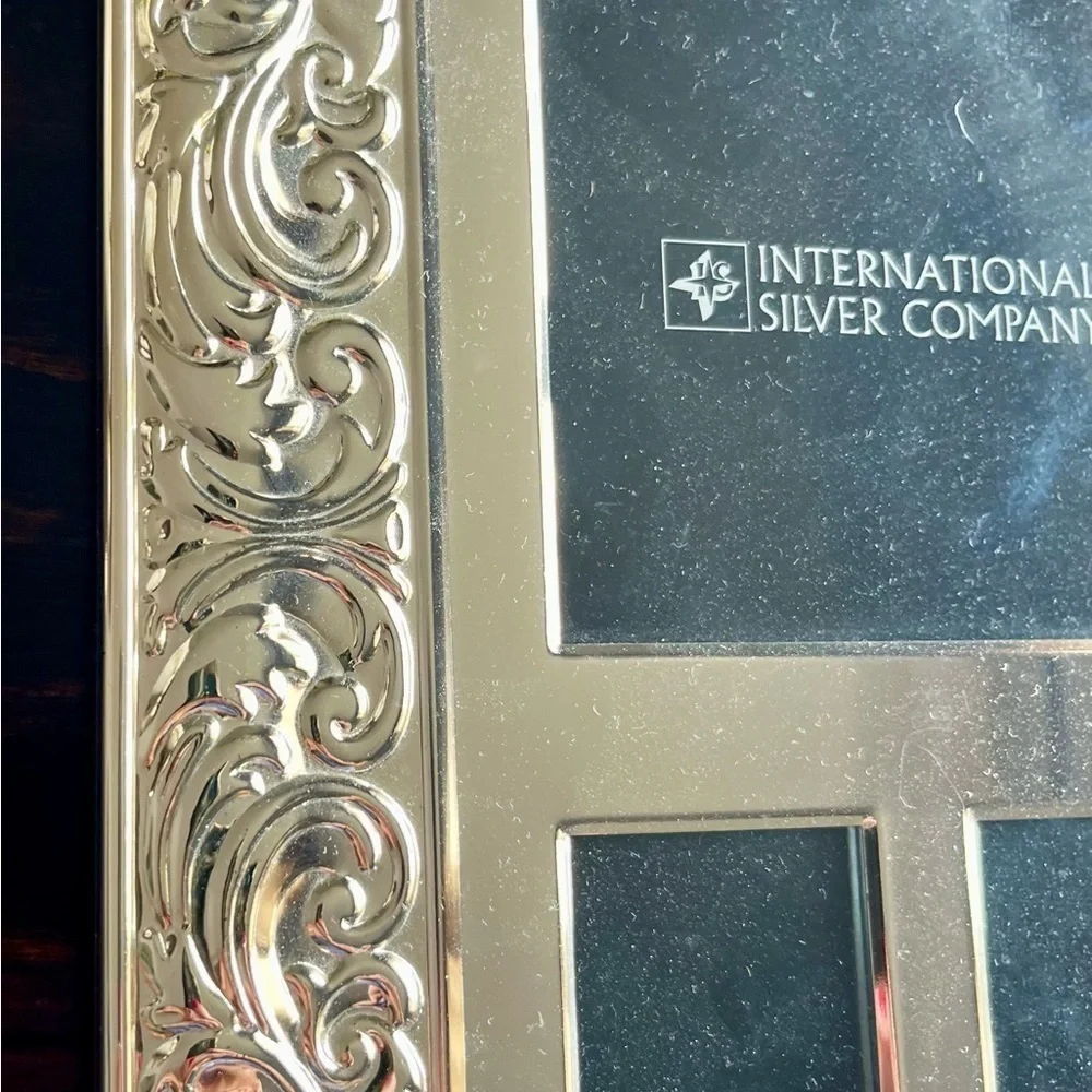 International Silver Collage Photo Frame with 5 openings $8